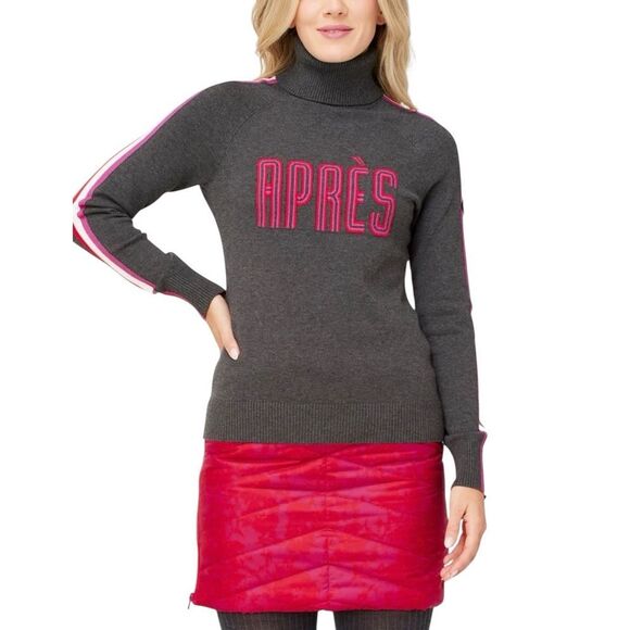 NWOT Krimson Klover Annika Charcoal "Apres" Sweater Women's Medium - Picture 1 of 13